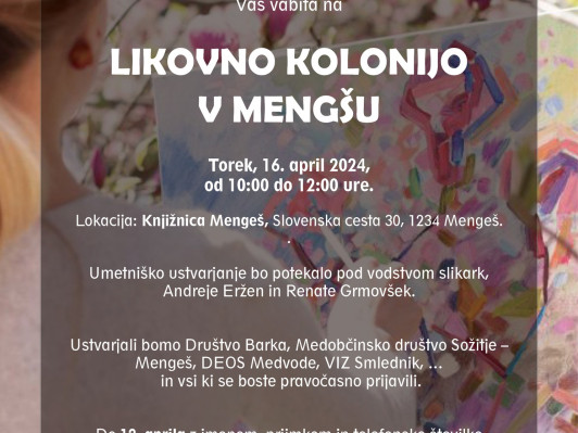 LIKOVNA AKADEMIJA V MENGŠU javni zavod sotočje medvode