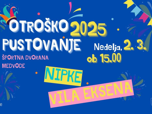 Otroško pustovanje v Medvodah  javni zavod sotočje medvode