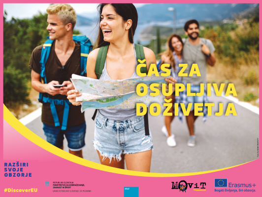 DISCOVER EU – PRIJAVI SE ZDAJ! javni zavod sotočje medvode