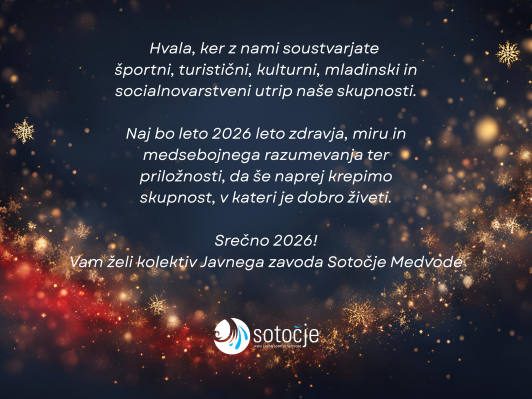 Srečno 2026! javni zavod sotočje medvode